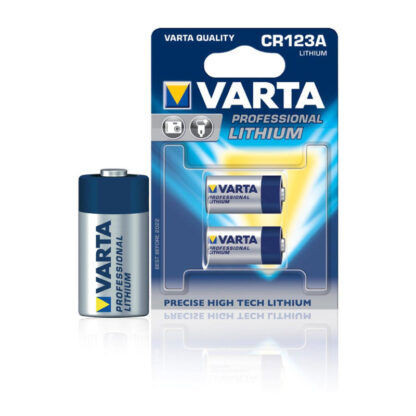 Varta CR123a, batteries