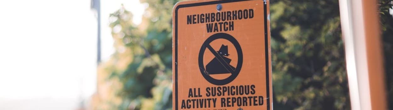property check alert systems for neighbourhood watch